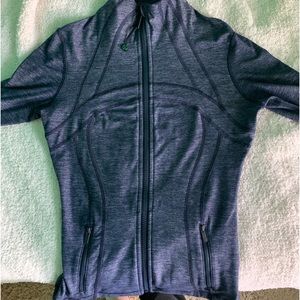 Lululemon defined full zip. Size 4. Navy.